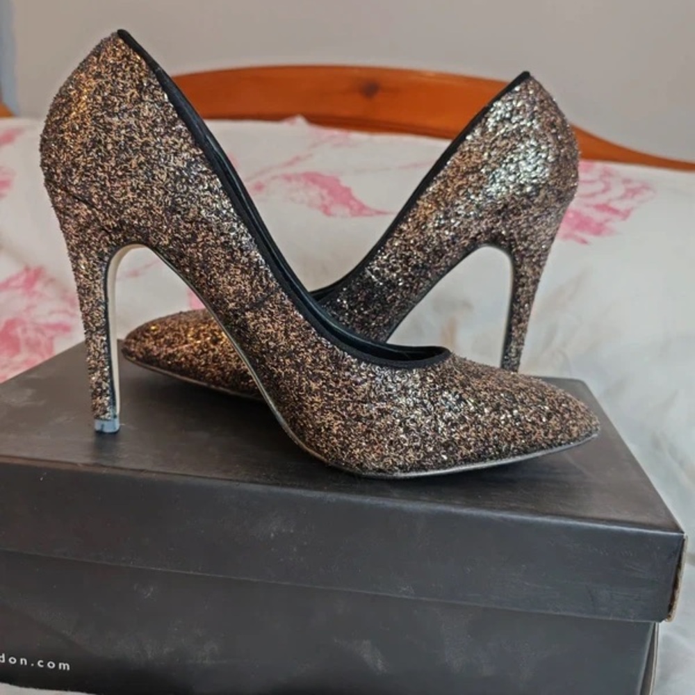 Sparkling Glitter High Heels